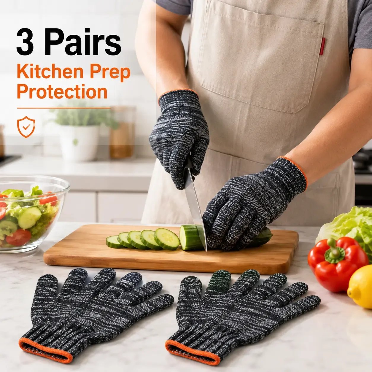 🧤Gardening Gloves for Men & Women– Breathable Stretch Work Gloves with Reinforced Grip | Multi-Purpose Yard, Workshop Protection Gloves