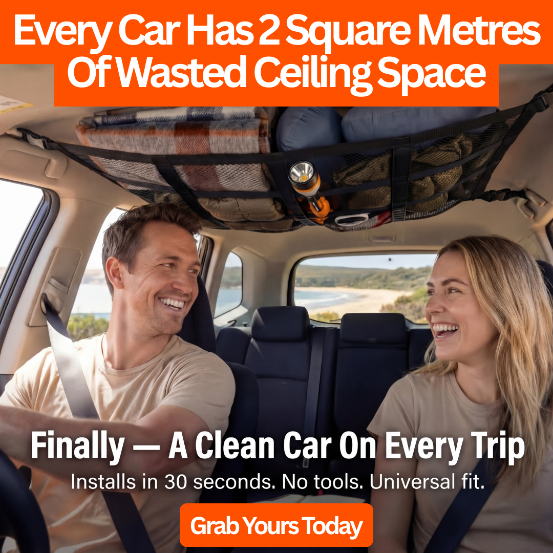🚗Car Ceiling Storage Net Pocket