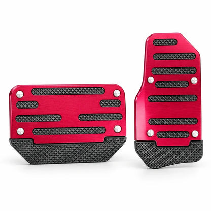 Car Pedal Covers, Aluminum Alloy Sets for Automatic & Manual Vehicles