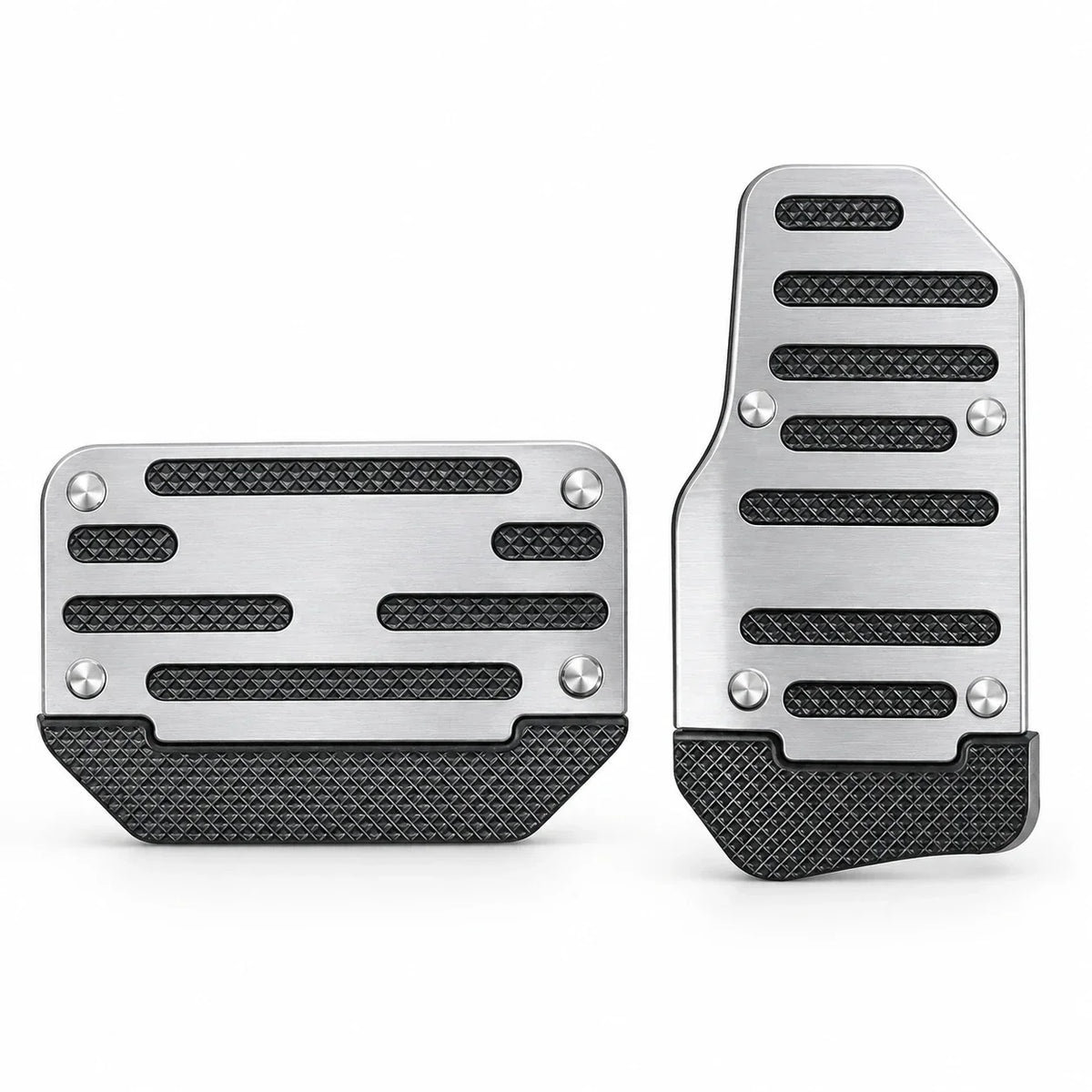 Car Pedal Covers, Aluminum Alloy Sets for Automatic & Manual Vehicles