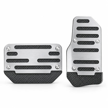 Car Pedal Covers, Aluminum Alloy Sets for Automatic & Manual Vehicles