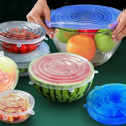 🔥Adpartner Silicone Lids for Food Storage (6-Pack)