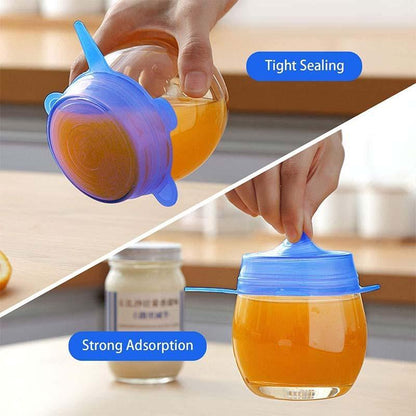 🔥Adpartner Silicone Lids for Food Storage (6-Pack)