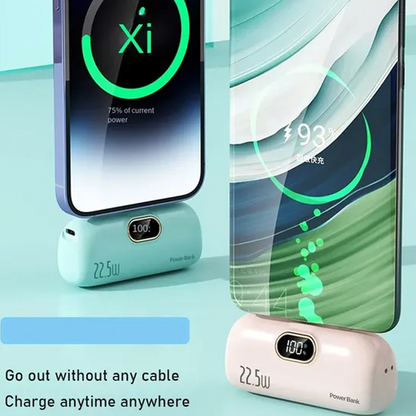 🔥 5000mAh Mini Power Bank – Ultra-Portable & Universally Compatible🔋📱