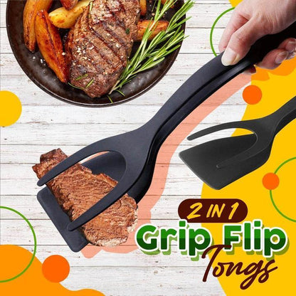 🍳  2-in-1 Spatula Clip – Heat-Resistant Silicone & Non-Slip Handle – Kitchen Cooking Essential 🔥