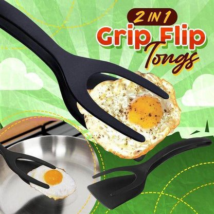 🍳  2-in-1 Spatula Clip – Heat-Resistant Silicone & Non-Slip Handle – Kitchen Cooking Essential 🔥