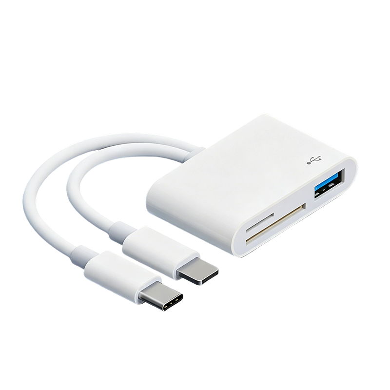 💻Universal 5-in-1 Card Reader Hub – Dual Type-C Multi-Port Memory Card Reader