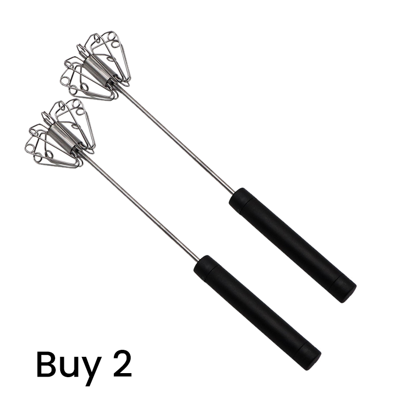 ⚡Buy 1 Get 1 Free⚡Semi-Automatic Rotary Egg Beater Push-Down Kitchen Whisk 🥚