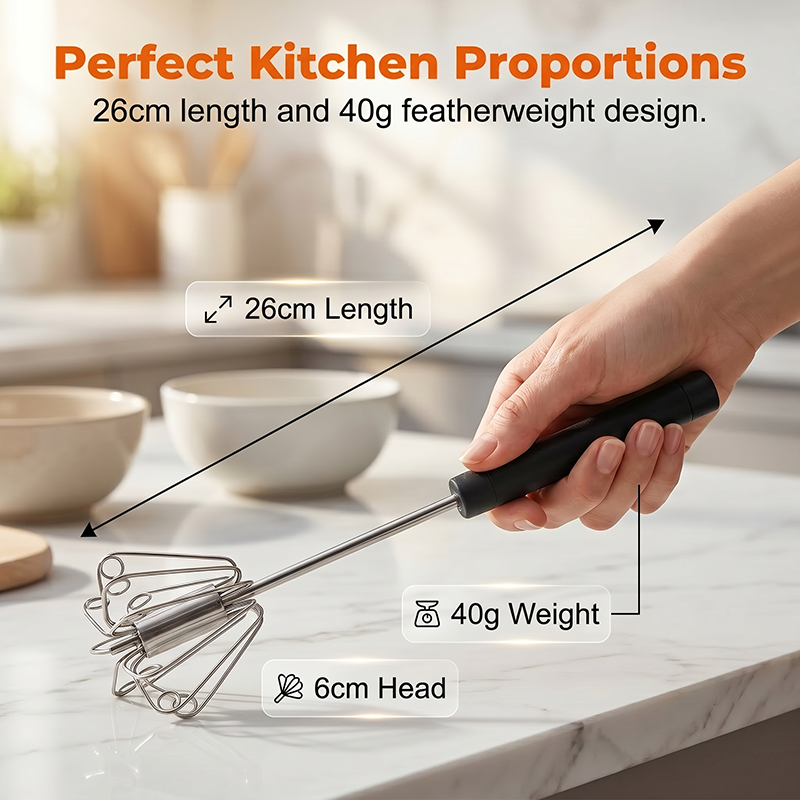 ⚡Buy 1 Get 1 Free⚡Semi-Automatic Rotary Egg Beater Push-Down Kitchen Whisk 🥚
