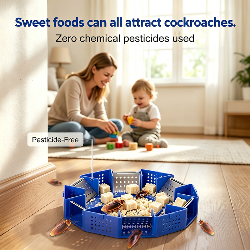 Pesticide free cockroach trap