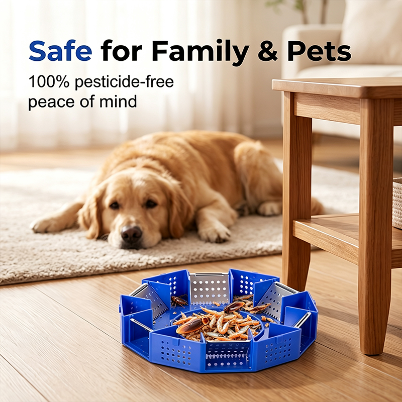 Physical cockroach trap for home use