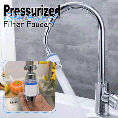 🚰Faucet Water Filter for Sink with 5 Replacement Filters and Adapter Kit