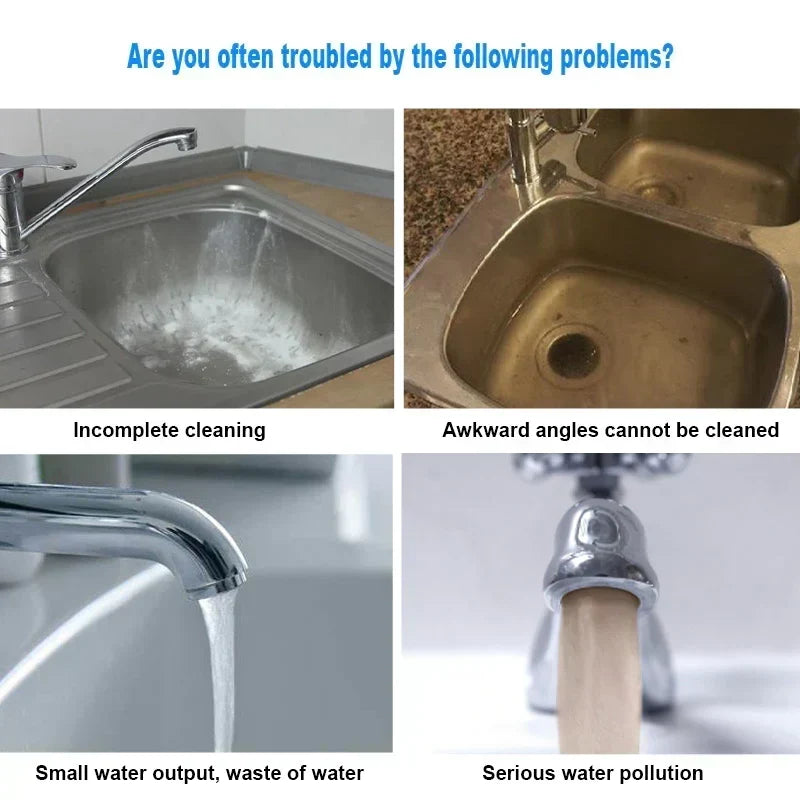 🚰Faucet Water Filter for Sink with 5 Replacement Filters and Adapter Kit