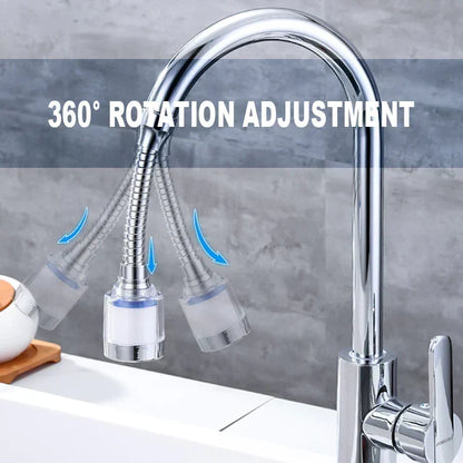 🚰Faucet Water Filter for Sink with 5 Replacement Filters and Adapter Kit