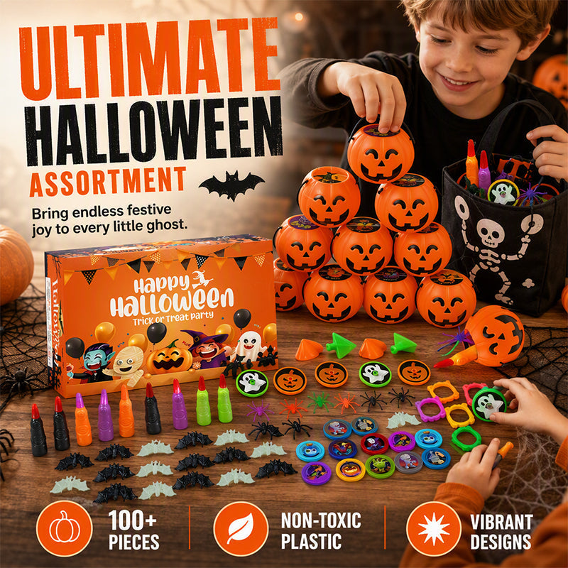 📢📢50% OFF !! ⏰Halloween Toy Assortment Party Favor Set