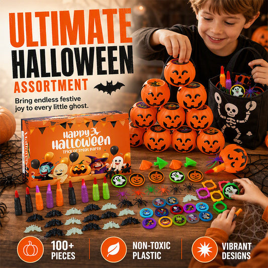 📢📢50% OFF !! ⏰Halloween Toy Assortment Party Favor Set