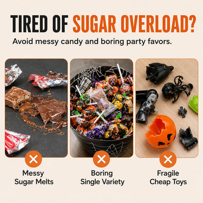 📢📢50% OFF !! ⏰Halloween Toy Assortment Party Favor Set
