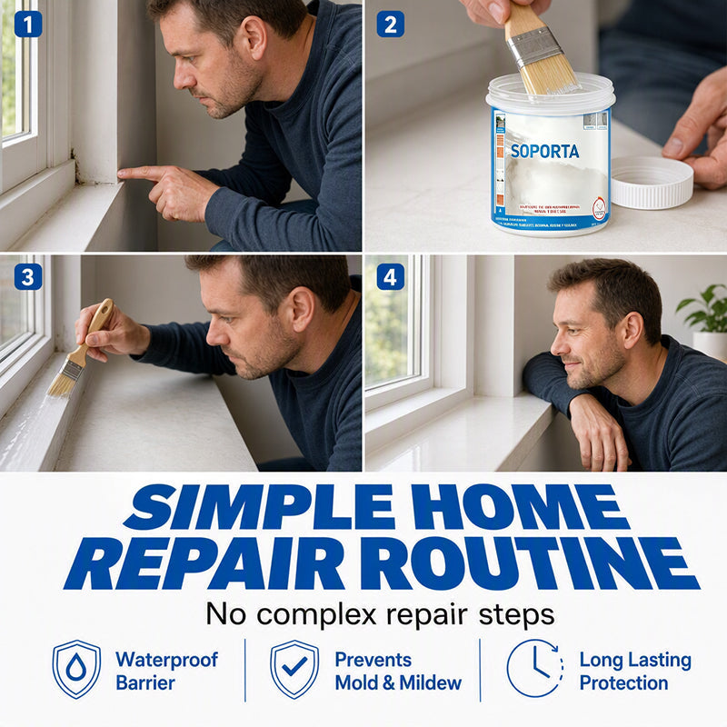💧 Clear Waterproof Sealant for Roofs, Walls and Tiles