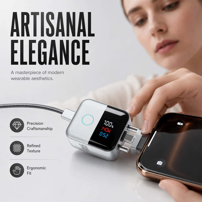 USB C smart charging protector connected to phone