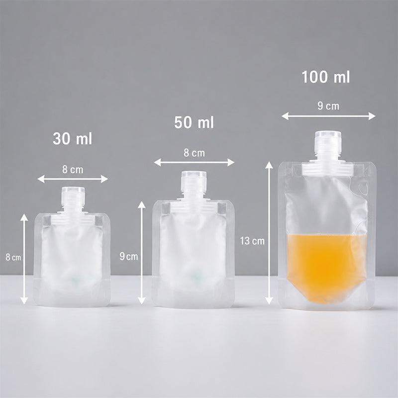 Portable Travel Fluid Makeup Packing Bag