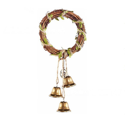 Bohemian Decorative Wind Chime with Rattan Circle